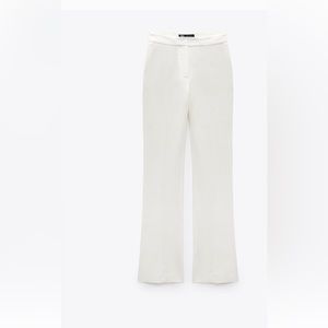 Full Length Linen Blend Flares